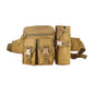 Multi-sport water bottle waist bag is detachable and suitable for outdoor sports such as mountaineering, camping, and hiking