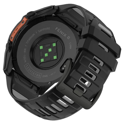 22/26mm Silicone Watchband Fenix 8 Pro Sport Strap For Garmin Tactix 7/Quatix8 Forerunner 970 965 Instinct 2X Quick Fit Bracelet