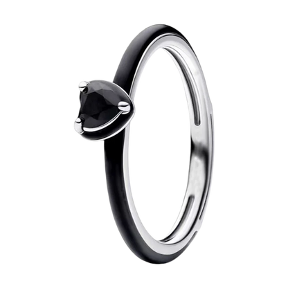 S925 Silver Bow Love Flower Ring Fashionable and High End Style Ring