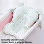 Foldable Floating Baby Bath Seat Pad Adjustable Bathtub Support Mat Shower Cushion Security Water Pad for Newborn Baby Bathing