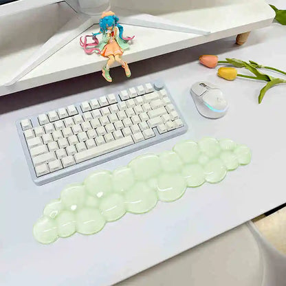 Mouse pad Wrist antislip silicone transparent Wrist brace Support Mat Memory Wrist Mouse Pad Computer Laptop keyboard Mat