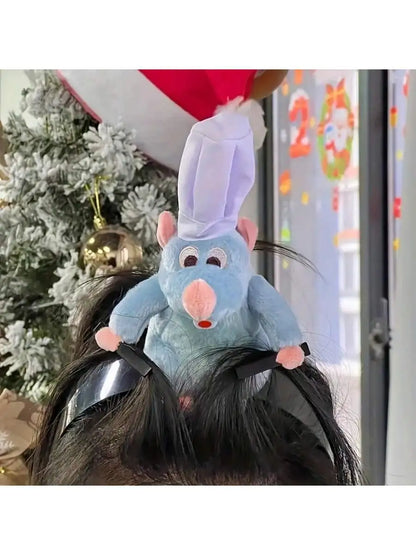 1/2pcs Whimsical Cartoon Mouse Headband - Soft and Comfortable Women's Hair Accessory for  Costume Play, and Everyday Fun
