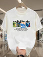 2026 Spring Bestseller Summer American  Pure Cotton T-shirt with Round Neck, High-quality Luxury, Best-selling and Trendy Style