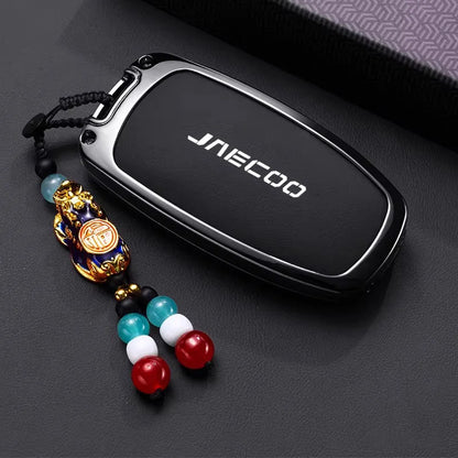 Car Key Case for Chery Jaecoo J7 7 PHEV J5 5 EV 2025 J8 8 2026 Keychain Remote Cover Shell Housing Ring Holder Fob Accessories