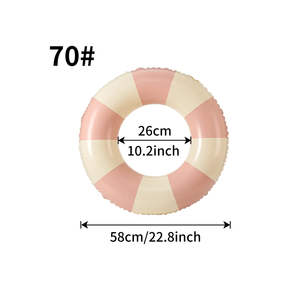 1PC Ins Style Macaron Inflatable Swimming Ring Adult Kids Thickened Pool Float Summer Pool Party Water Toy