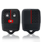 3/4 Buttons Silicone Car Remote Key Shell Case Fob Cover for Ford Focus Complete Escape Mustang Explorer Lincoln Town Sport