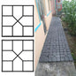 Garden Pavement  Courtyard Walkway Path Concrete DIY Paving Cement Road  DIY Plastic Garden Home Corridor Tool　