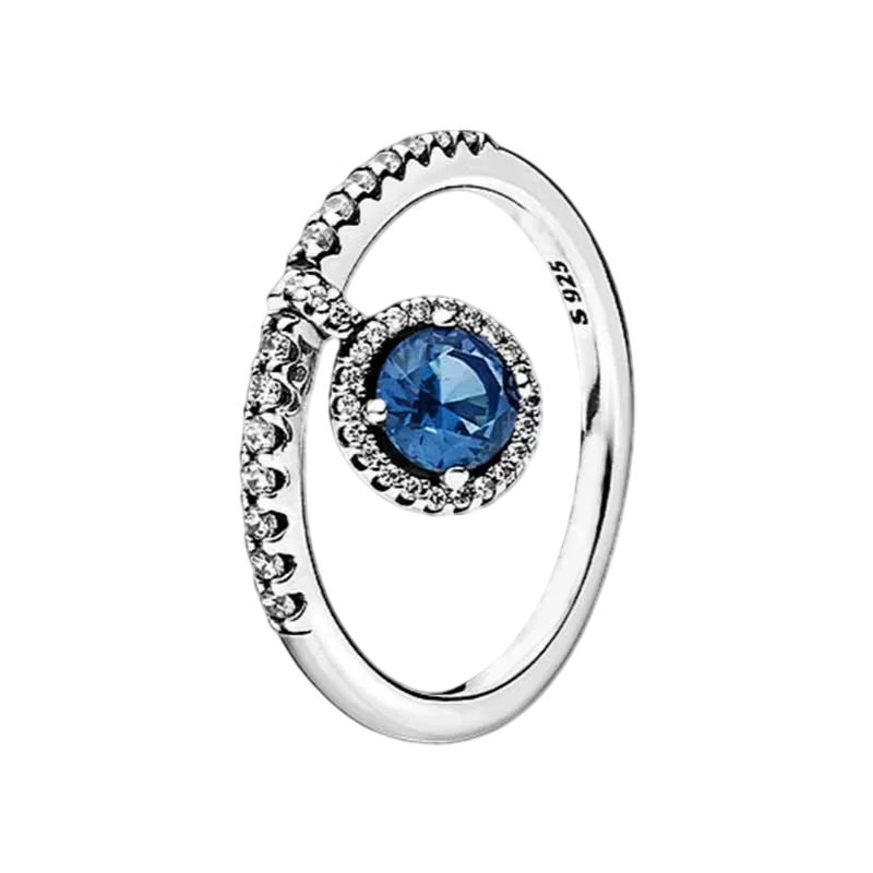 S925 Silver Bow Love Flower Ring Fashionable and High End Style Ring