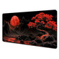 Red and Black Art Landscapes Large Mouse Pad Anti-Slip Durable Desk Mat Offices Accessories Keyboard Mouse Mat Tapis De Bureau