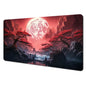Red and Black Art Landscapes Large Mouse Pad Anti-Slip Durable Desk Mat Offices Accessories Keyboard Mouse Mat Tapis De Bureau