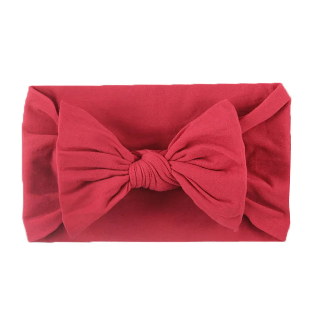Baby Bow Headbands For Girls Soft ElasticChildren Hair Band Hair Tie Newborn Baby Hair Accessories Party Gifts Girls Headwraps