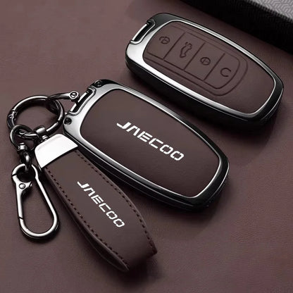 Car Key Case for Chery Jaecoo J7 7 PHEV J5 5 EV 2025 J8 8 2026 Keychain Remote Cover Shell Housing Ring Holder Fob Accessories