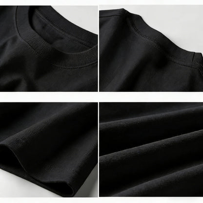 2026 Spring Bestseller Summer American  Pure Cotton T-shirt with Round Neck, High-quality Luxury, Best-selling and Trendy Style