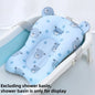 Foldable Floating Baby Bath Seat Pad Adjustable Bathtub Support Mat Shower Cushion Security Water Pad for Newborn Baby Bathing