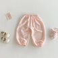 Summer Solid Color Children's Anti-mosquito Pants Loose Casual Bloomers For Kids Girls And Boys Toddler Costume Thin Trousers