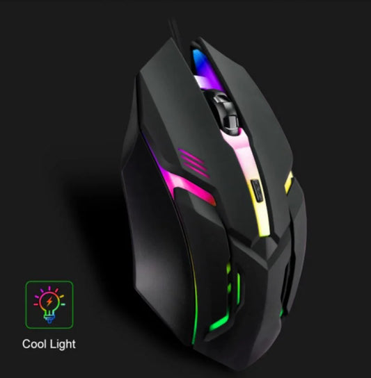 Ergonomic RGB Backlit Wired Gaming Mouse