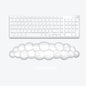Mouse pad Wrist antislip silicone transparent Wrist brace Support Mat Memory Wrist Mouse Pad Computer Laptop keyboard Mat