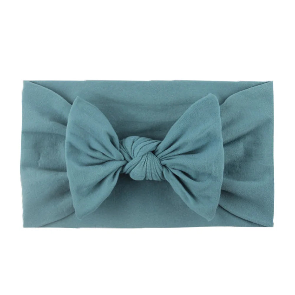 Baby Bow Headbands For Girls Soft ElasticChildren Hair Band Hair Tie Newborn Baby Hair Accessories Party Gifts Girls Headwraps