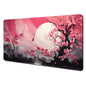 Red and Black Art Landscapes Large Mouse Pad Anti-Slip Durable Desk Mat Offices Accessories Keyboard Mouse Mat Tapis De Bureau