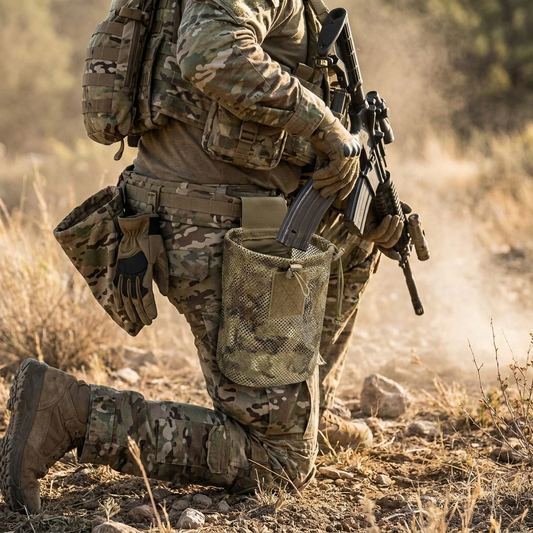Roll-Up Mesh Dump Pouch - Tactical EDC Storage