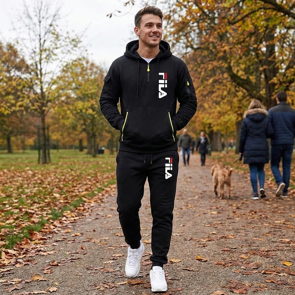 Men's Two-Piece Hoodie & Jogger Set