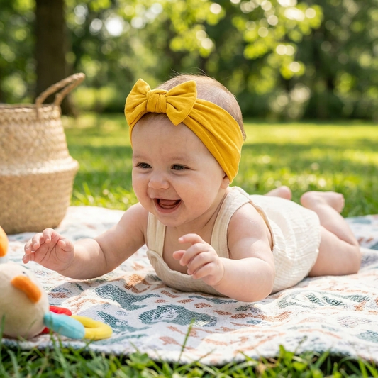 Baby Girl Bow Headbands Set