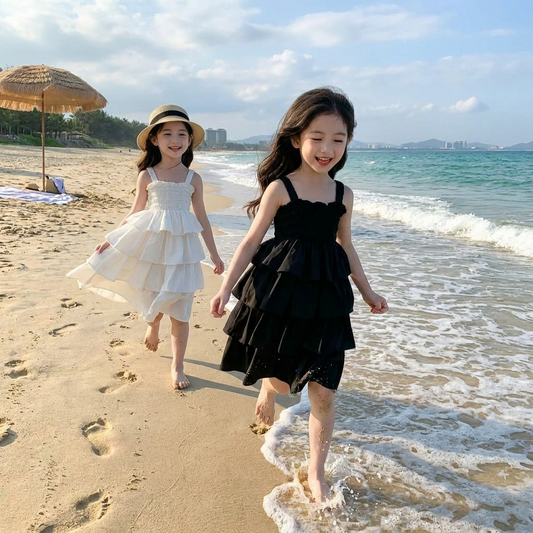 Girls Tiered Ruffle Sundress