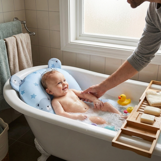Foldable Baby Bath Support Seat