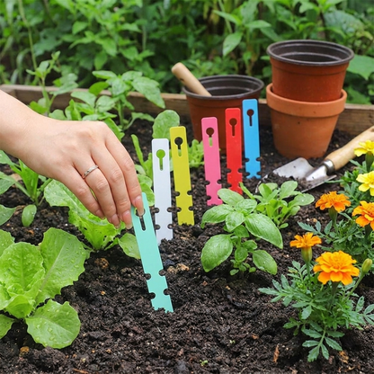 Waterproof Garden Plant Label Rings 100pc