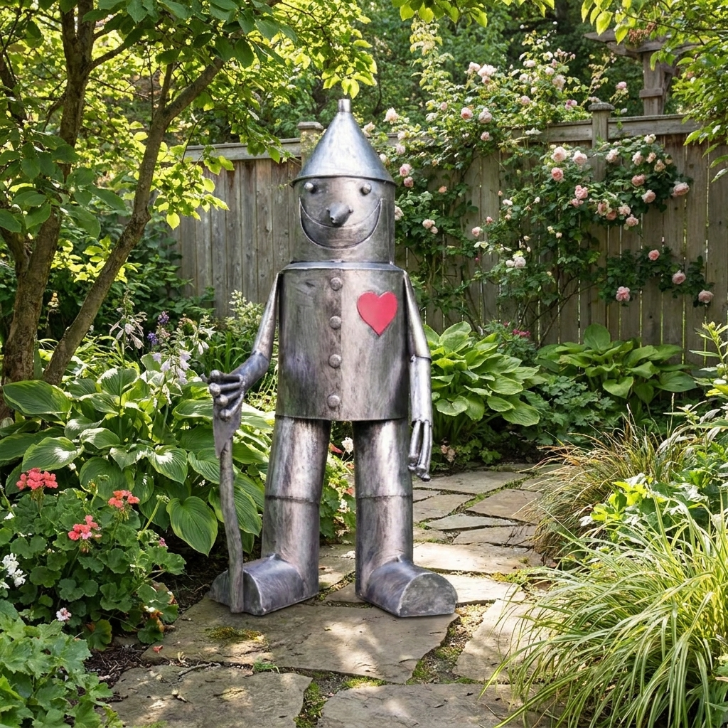 Tin Man Resin Garden Statue