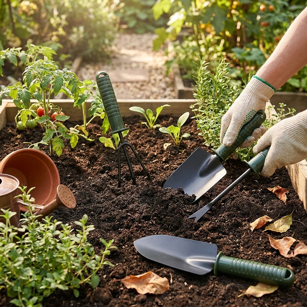 4-Piece Garden Hand Tool Set