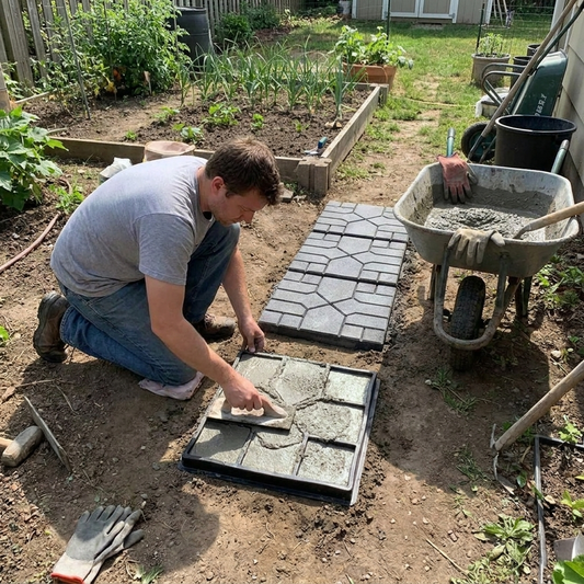 DIY Garden Paving Stone Mold